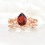SR17677 Garnet Ring - Additional view