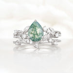 SR17677 Moss Agate Ring - Additional view