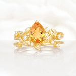 SR17677 Citrine Ring - Yellow-Gold