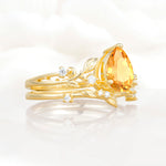 SR17677 Citrine Ring - White-Gold