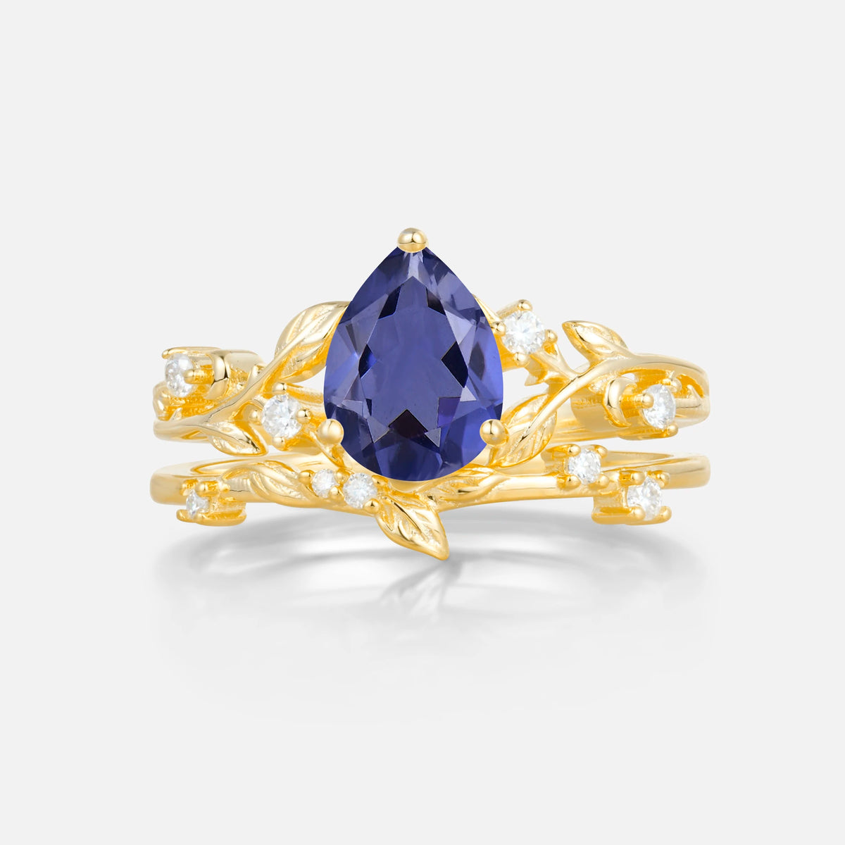 SR17677 Tanzanite Ring - Yellow-Gold