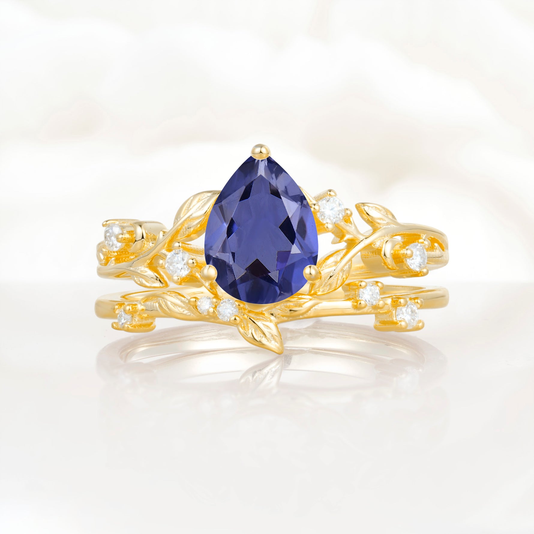 SR17677 Tanzanite Ring - Yellow-Gold