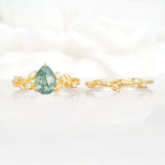 SR17677 Moss Agate Ring - Additional view