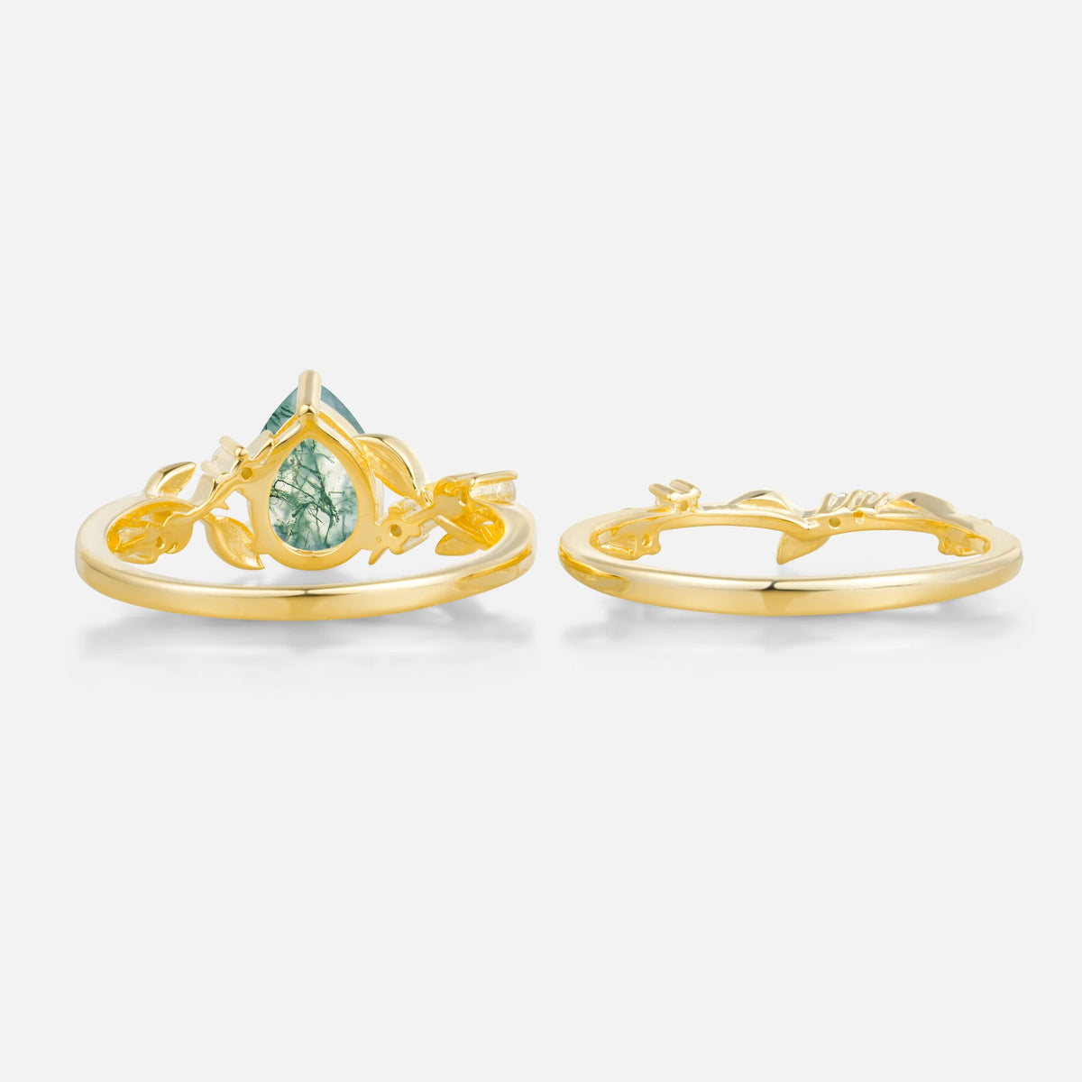 SR17677 Moss Agate Ring - Additional view