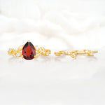 SR17677 Garnet Ring - Additional view