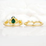 SR17677 Emerald Ring - Additional view
