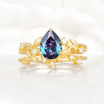 SR17677 Alexandrite Ring - Yellow-Gold