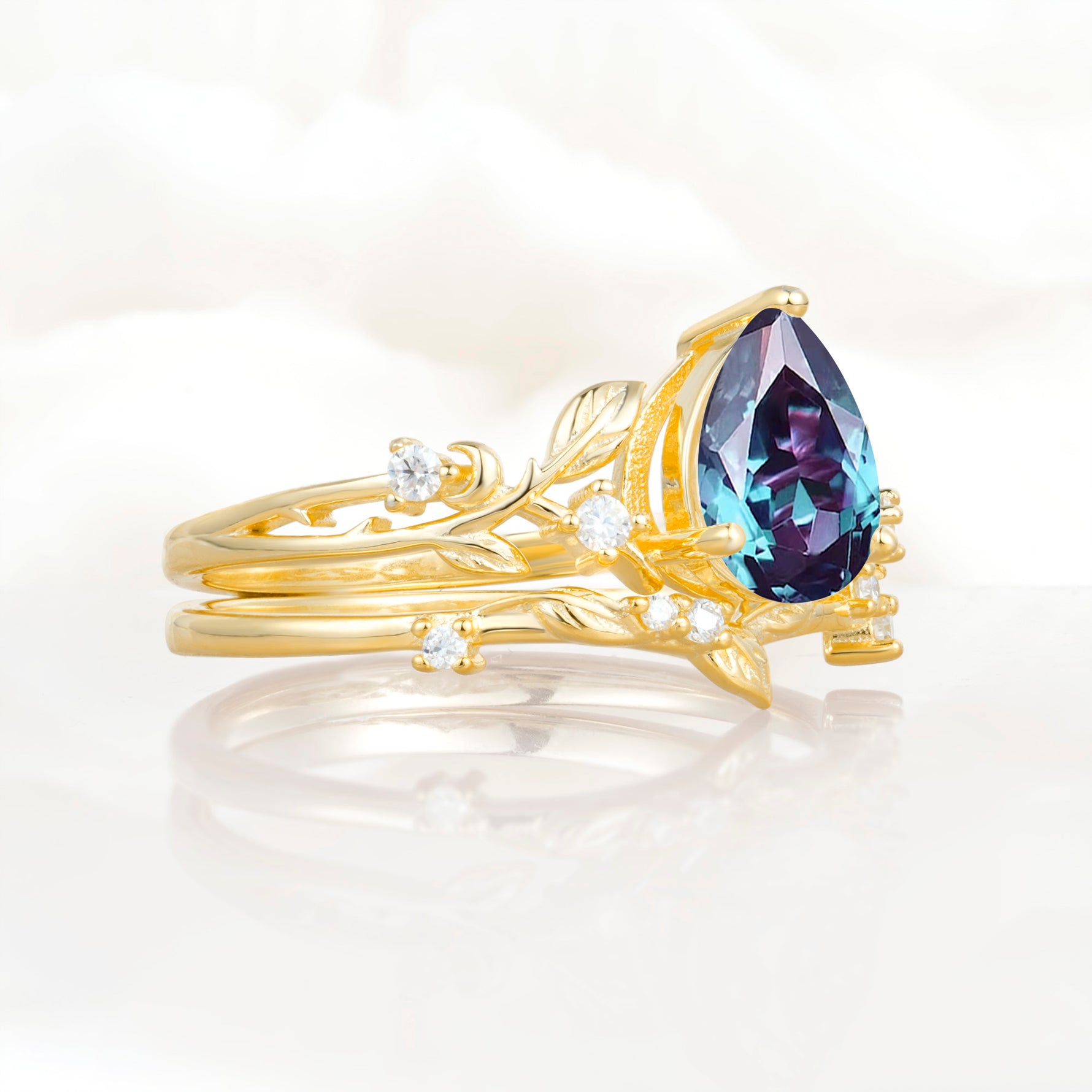 SR17677 Alexandrite Ring - White-Gold