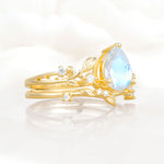SR17677 Moonstone Ring - White-Gold