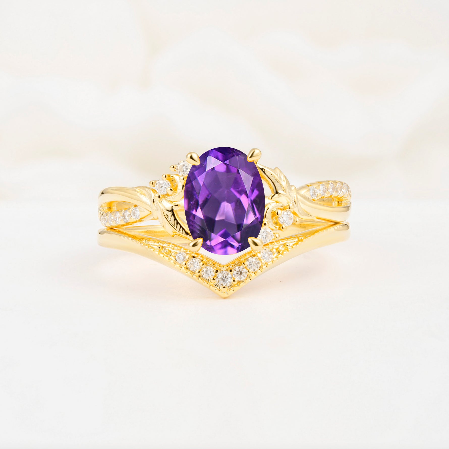 SR17683 Amethyst Ring - Additional view