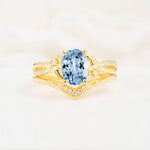 SR17683 Aquamarine Ring - Additional view