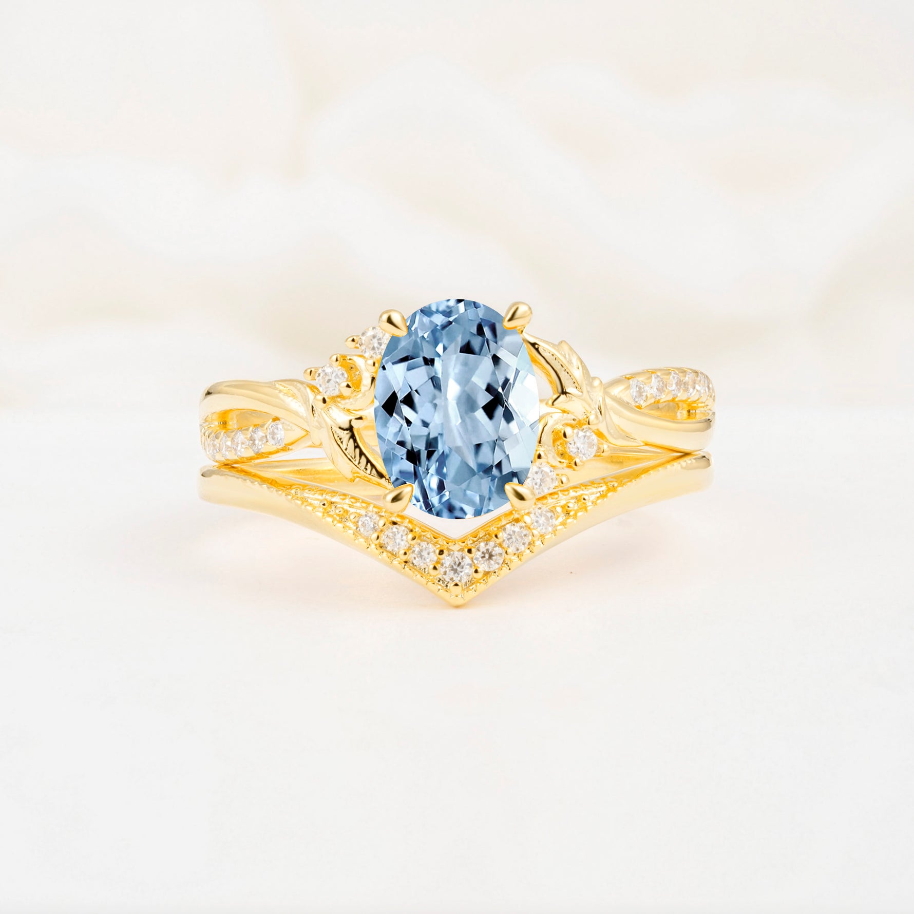 SR17683 Aquamarine Ring - Additional view