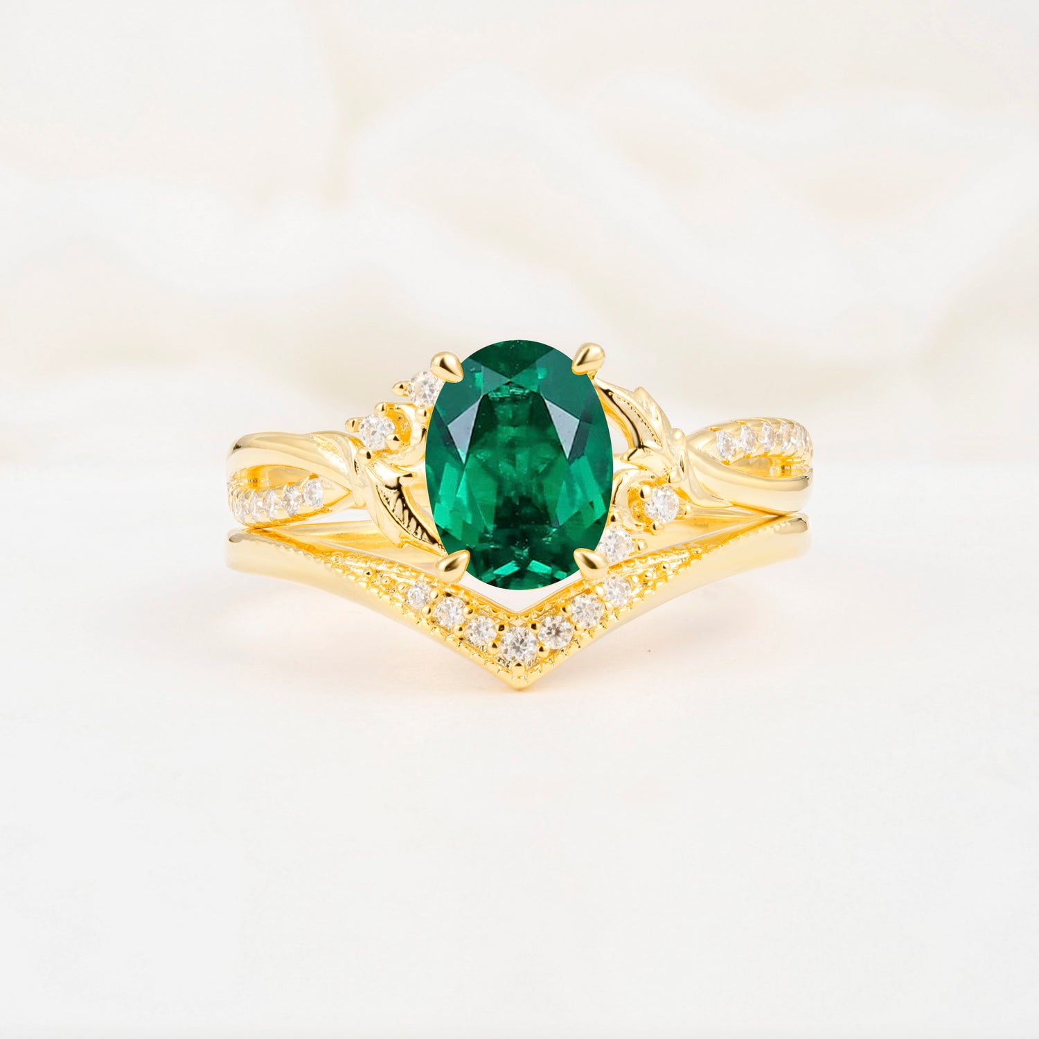 SR17683 Emerald Ring - Additional view