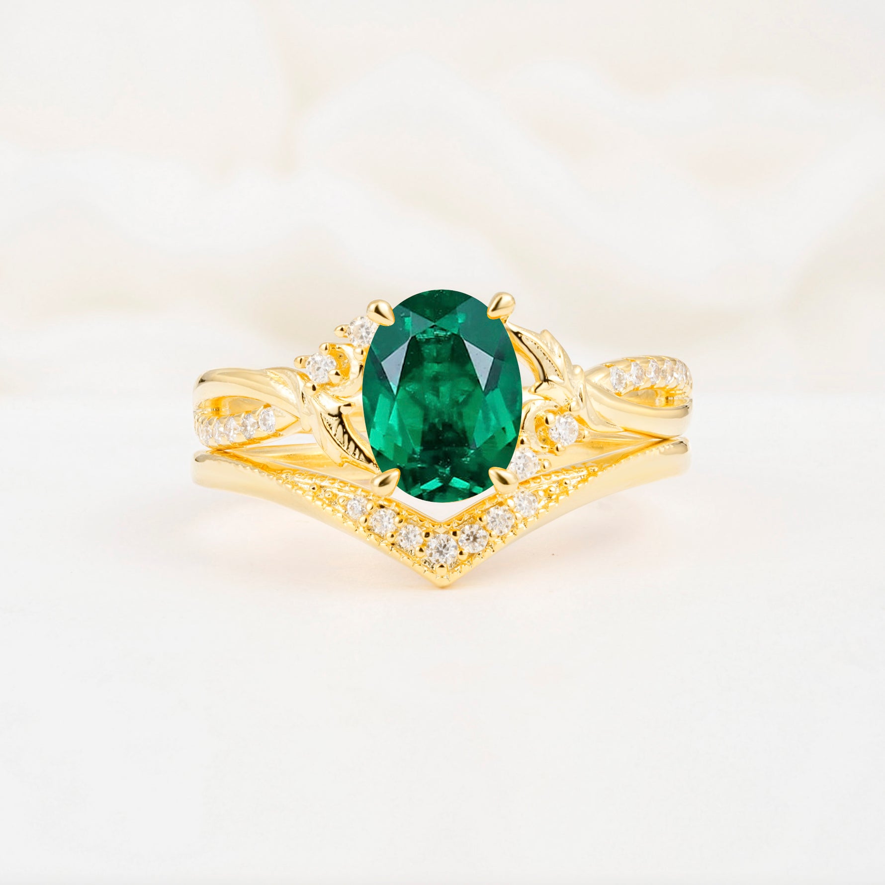 SR17683 Emerald Ring - Additional view