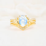 SR17683 Moonstone Ring - Additional view