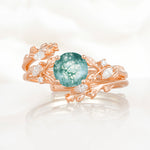 SR17688 Moss Agate Ring - Additional view