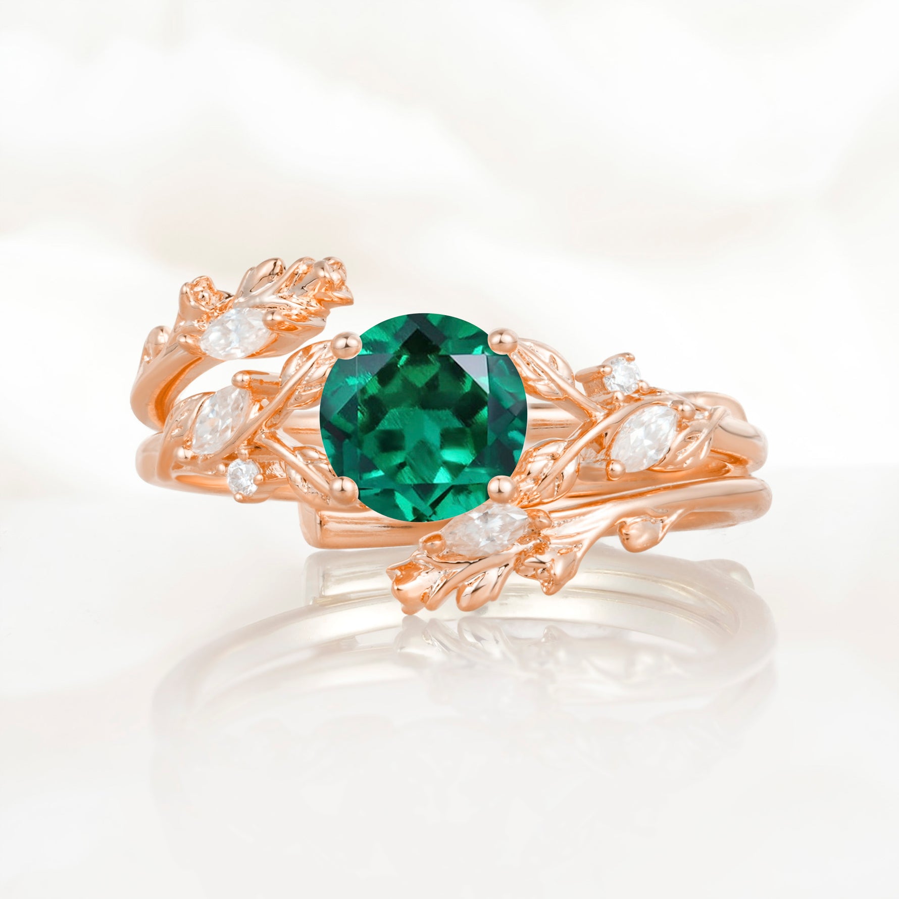 SR17688 Emerald Ring - Additional view