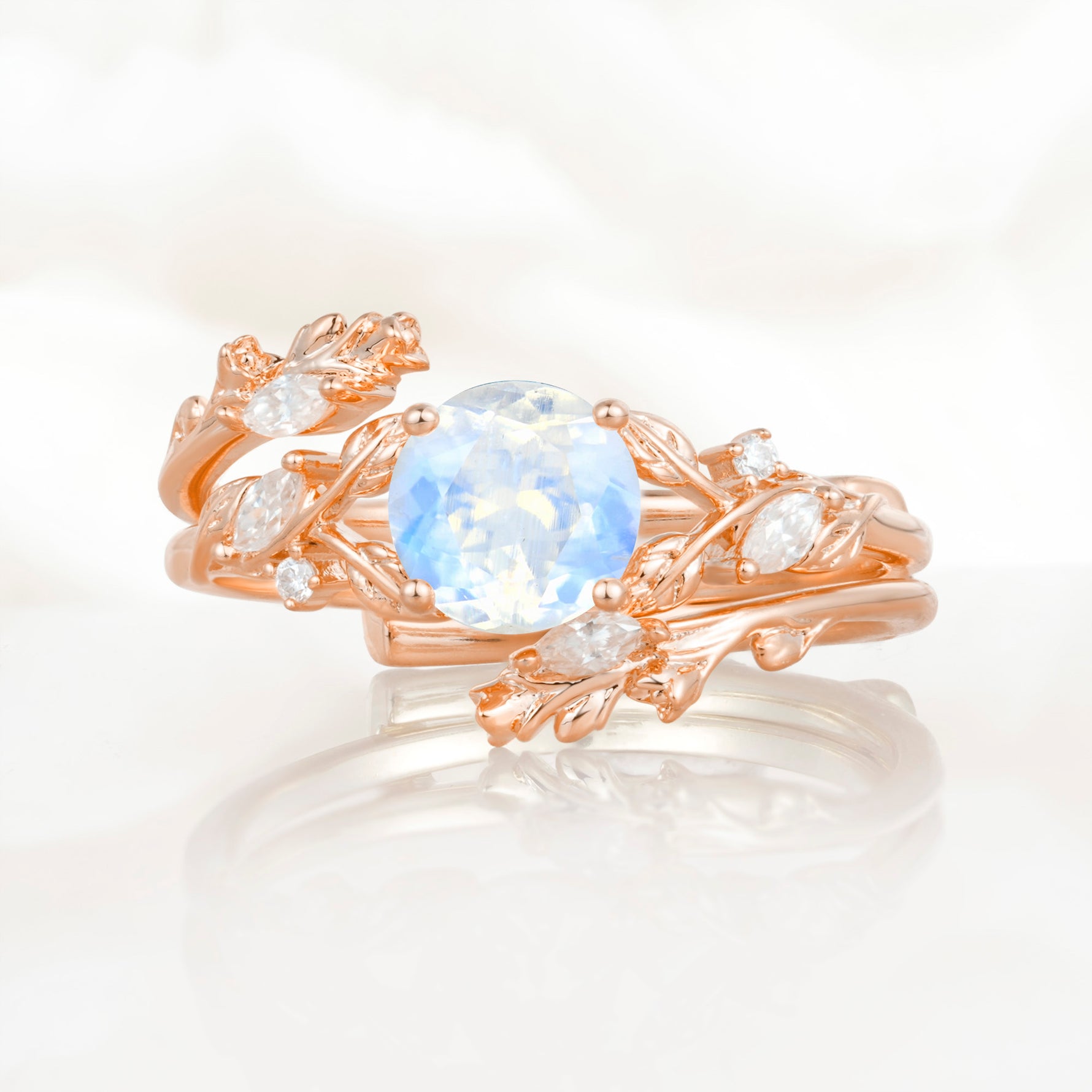 SR17688 Moonstone Ring - Additional view