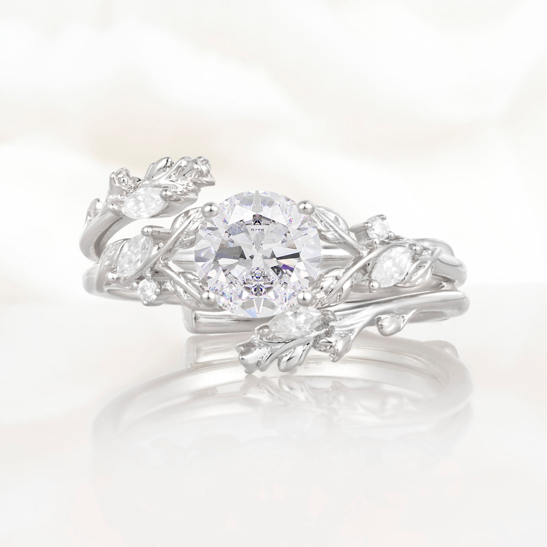 SR17688 Moissanite Ring - Additional view