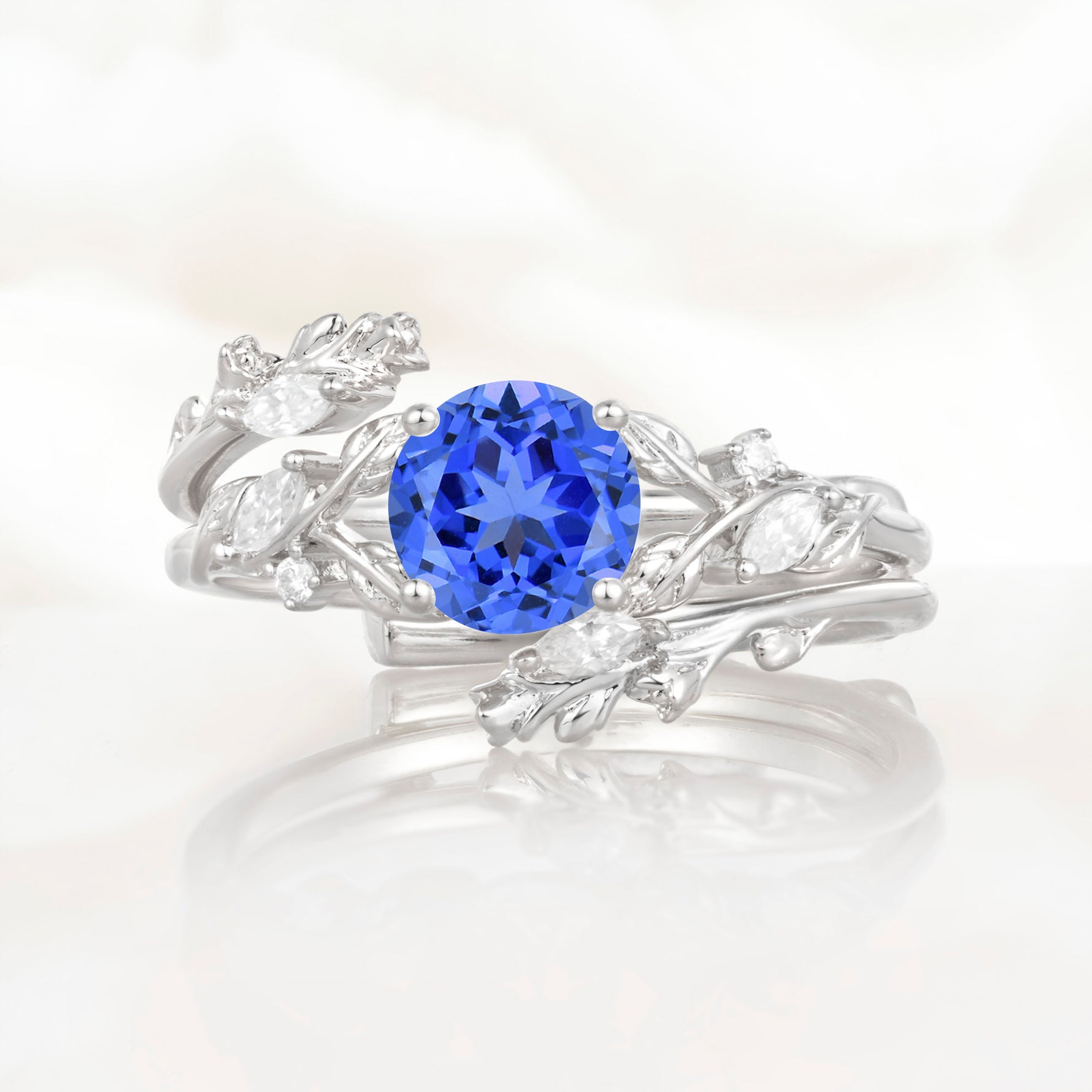 SR17688 Sapphire Ring - Additional view
