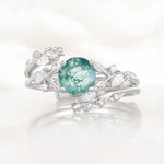 SR17688 Moss Agate Ring - Additional view
