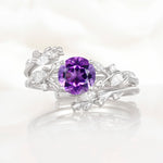 SR17688 Amethyst Ring - Additional view