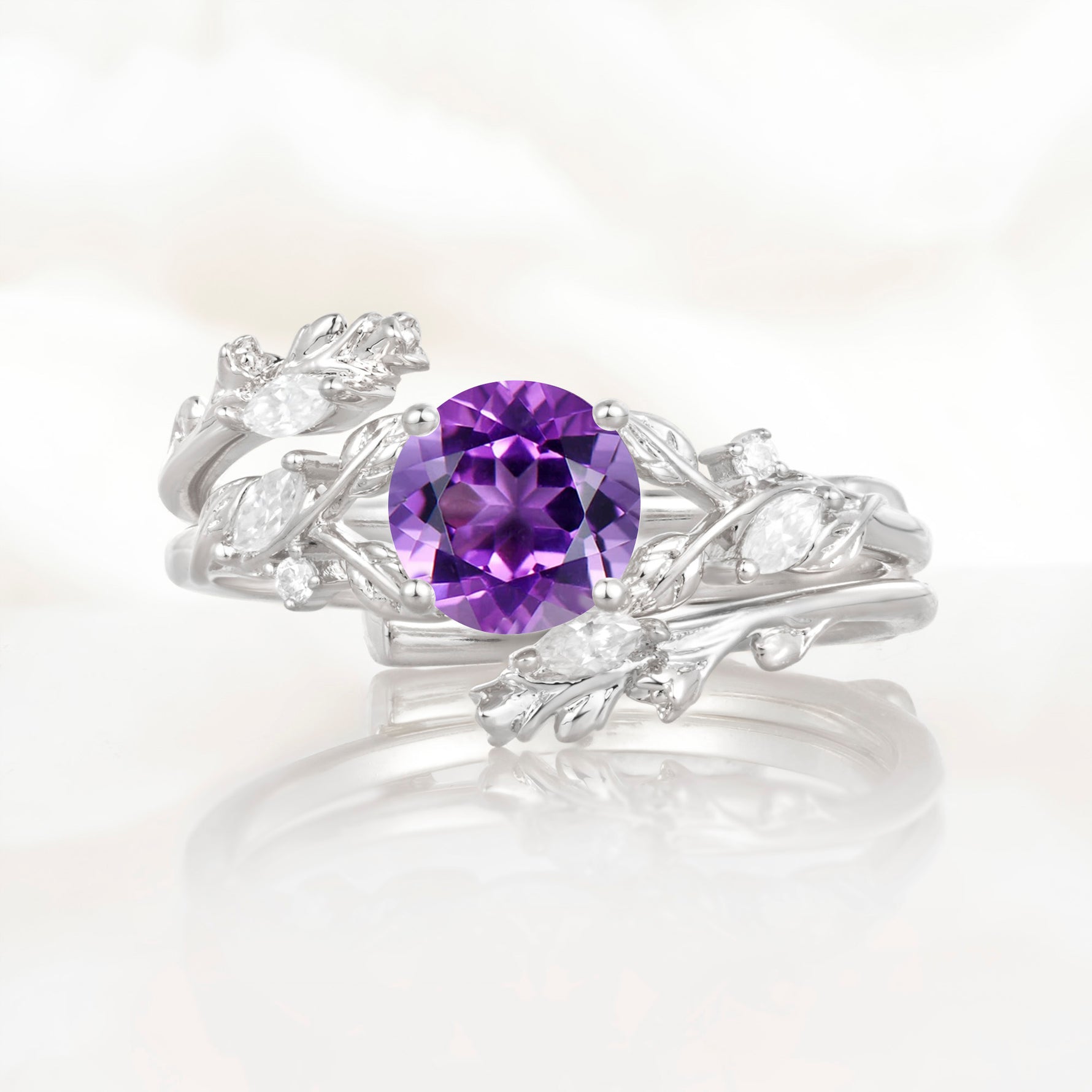 SR17688 Amethyst Ring - Additional view