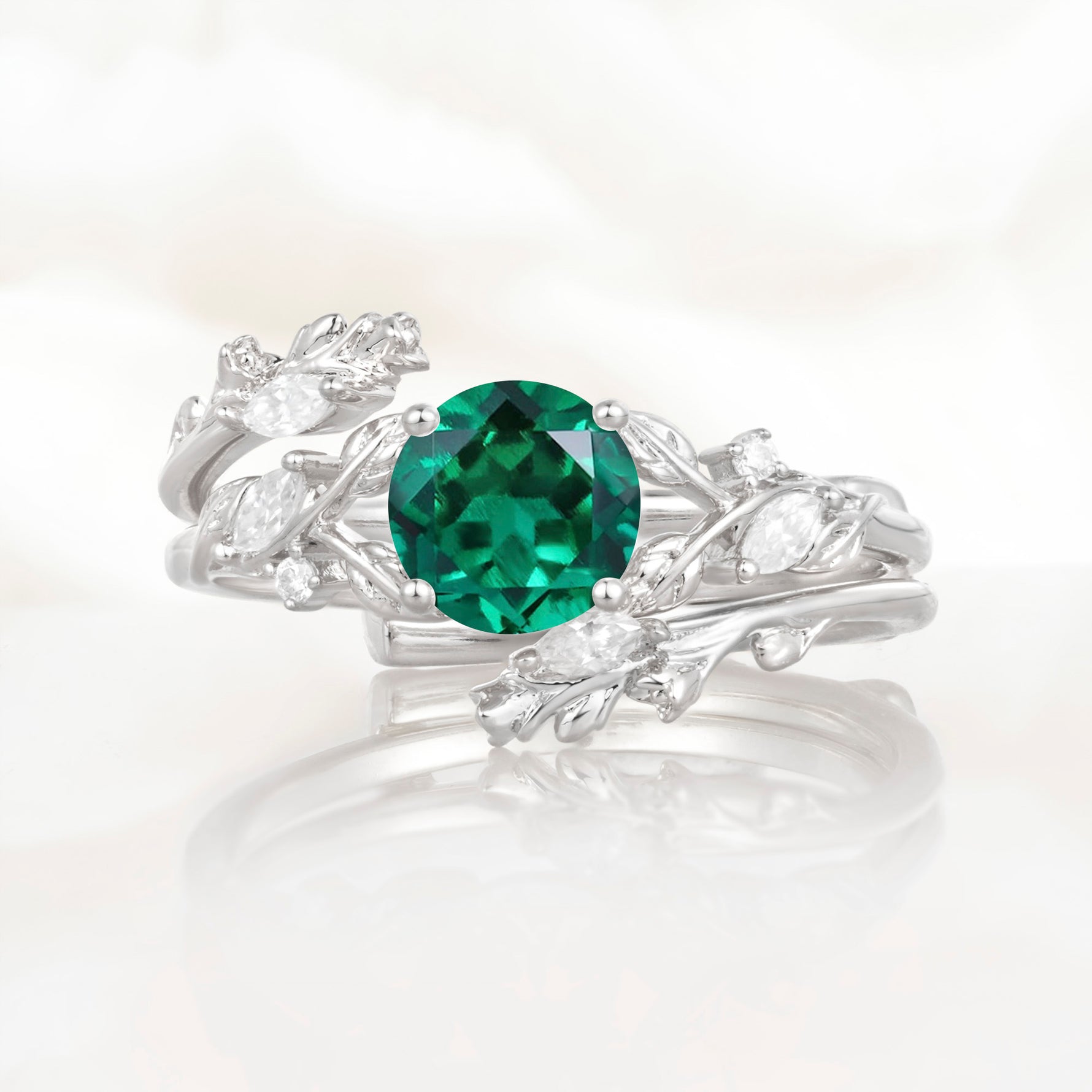 SR17688 Emerald Ring - Additional view