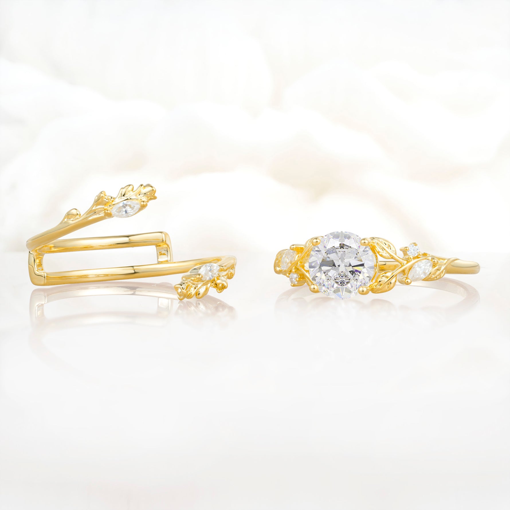 SR17688 Moissanite Ring - Additional view