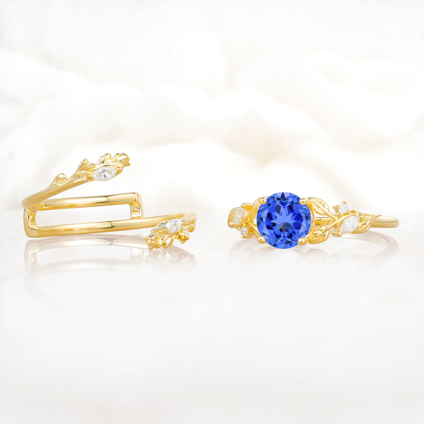 SR17688 Sapphire Ring - Additional view