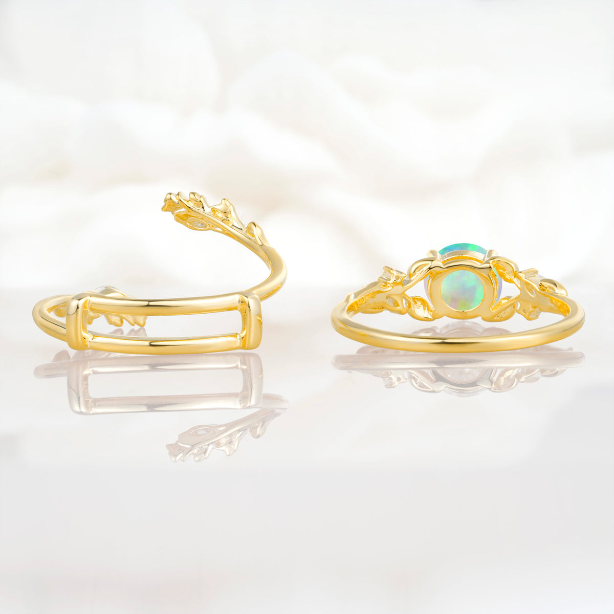 SR17688 Fire Opal Ring - Additional view