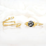 SR17688 Black Rutilated Quartz Ring - Additional view