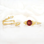 SR17688 Garnet Ring - Additional view