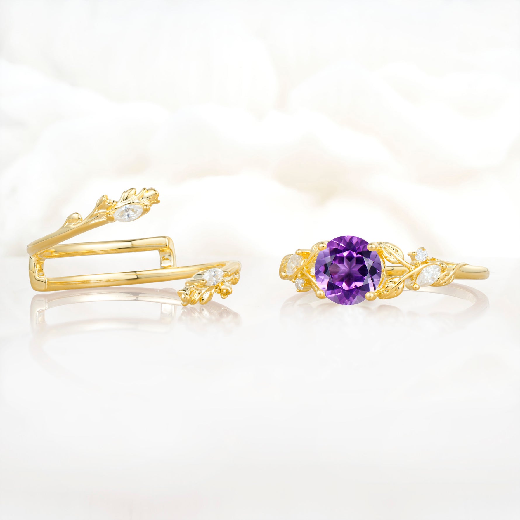 SR17688 Amethyst Ring - Additional view