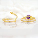 SR17688 Amethyst Ring - Additional view