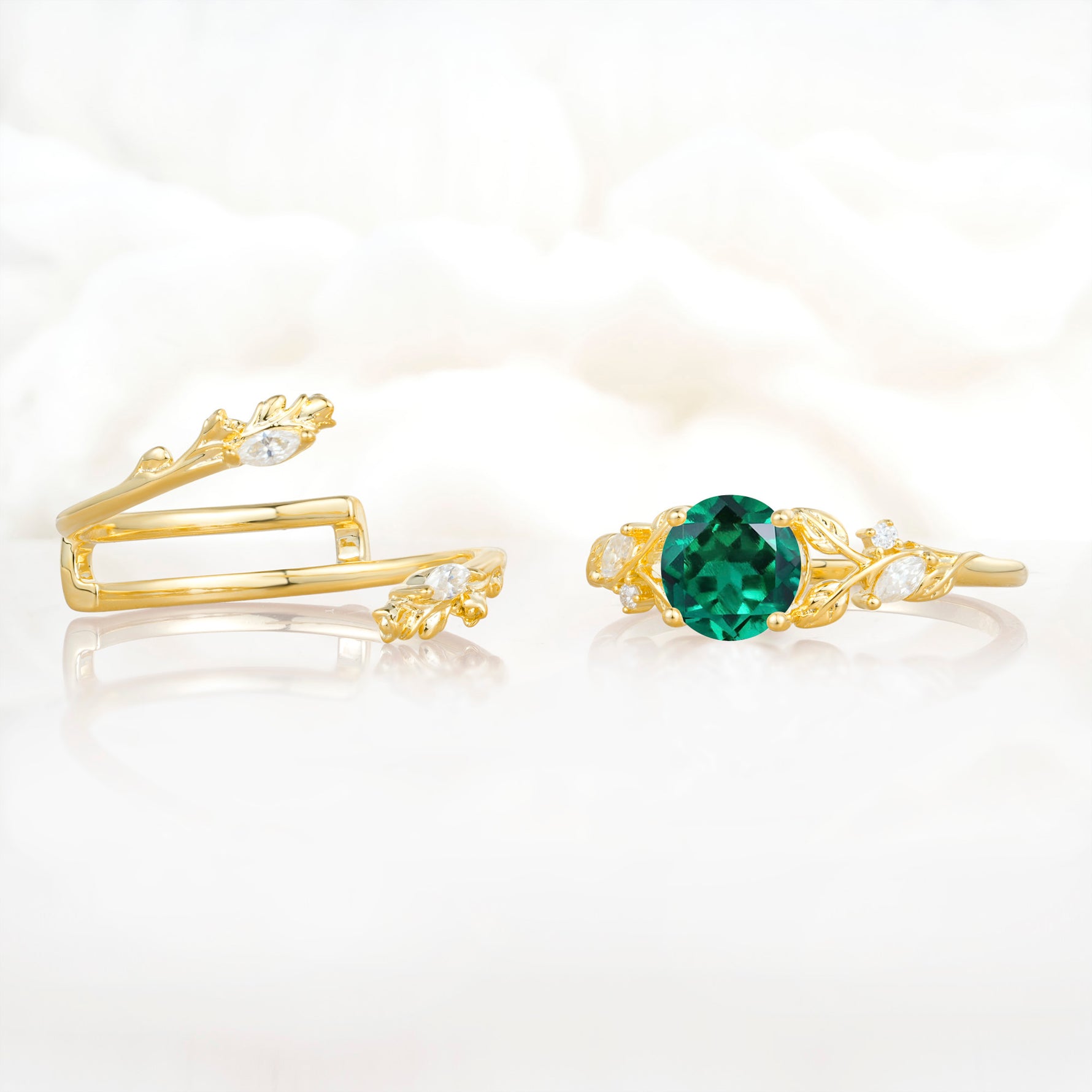 SR17688 Emerald Ring - Additional view