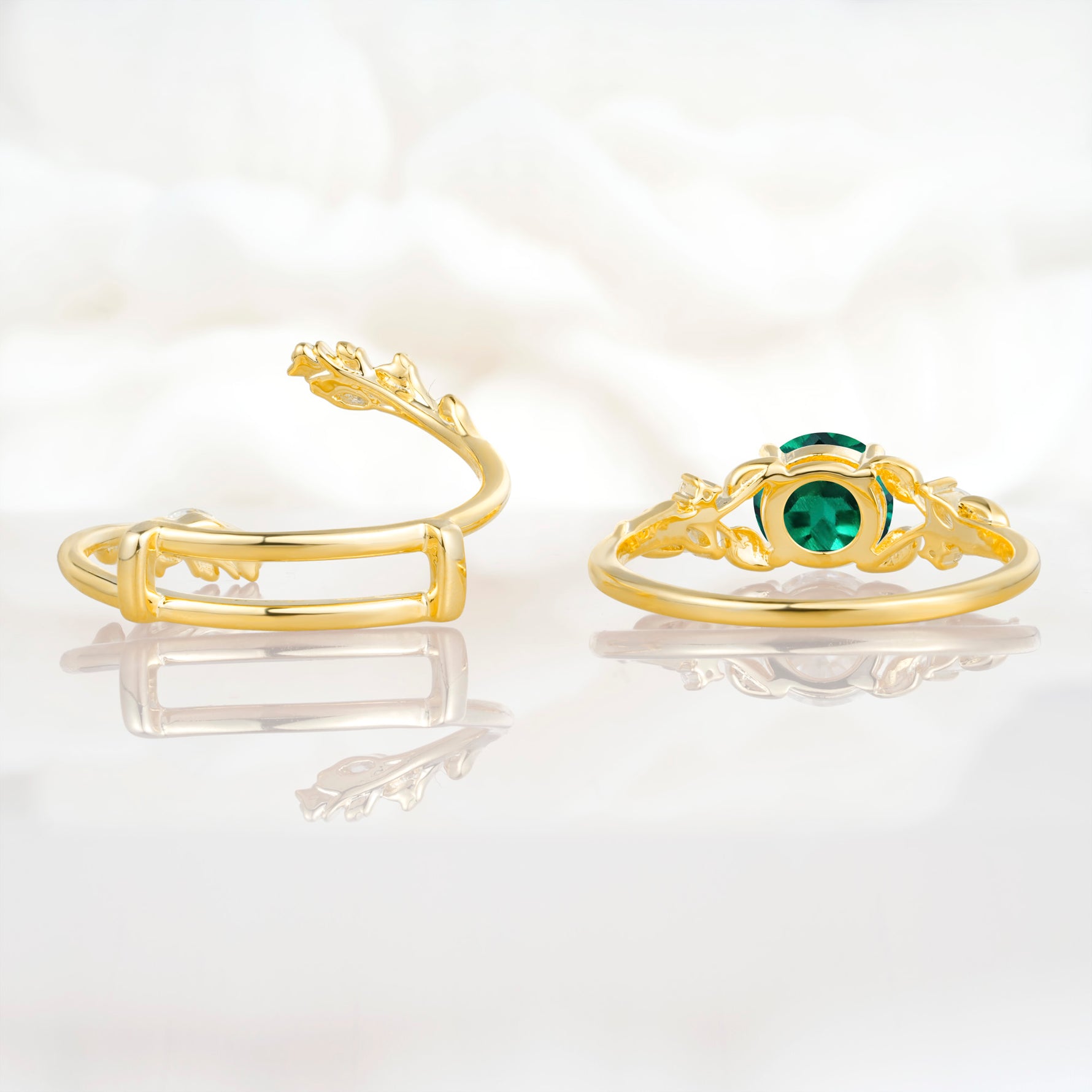 SR17688 Emerald Ring - Additional view