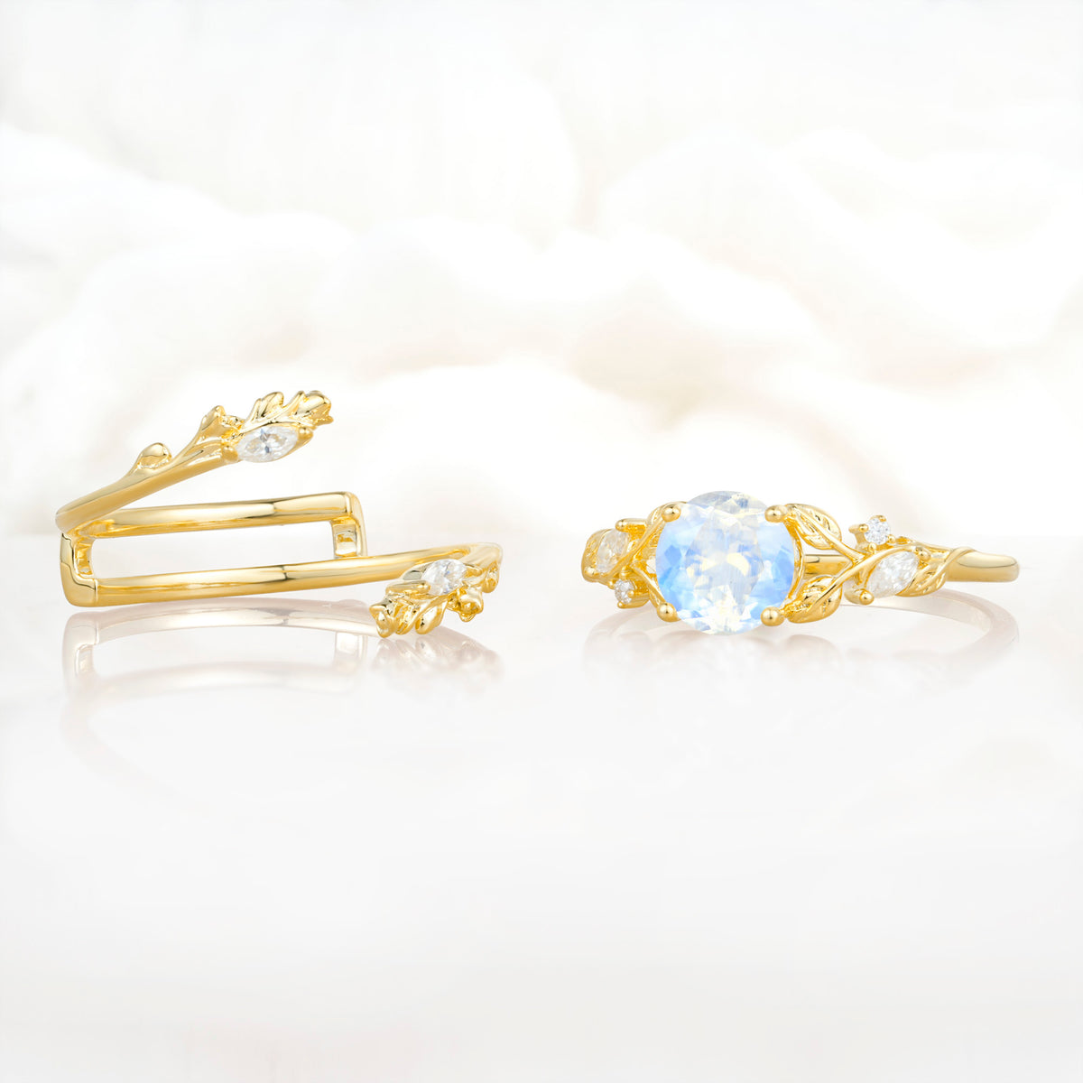 SR17688 Moonstone Ring - Additional view