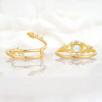 SR17688 Moonstone Ring - Additional view