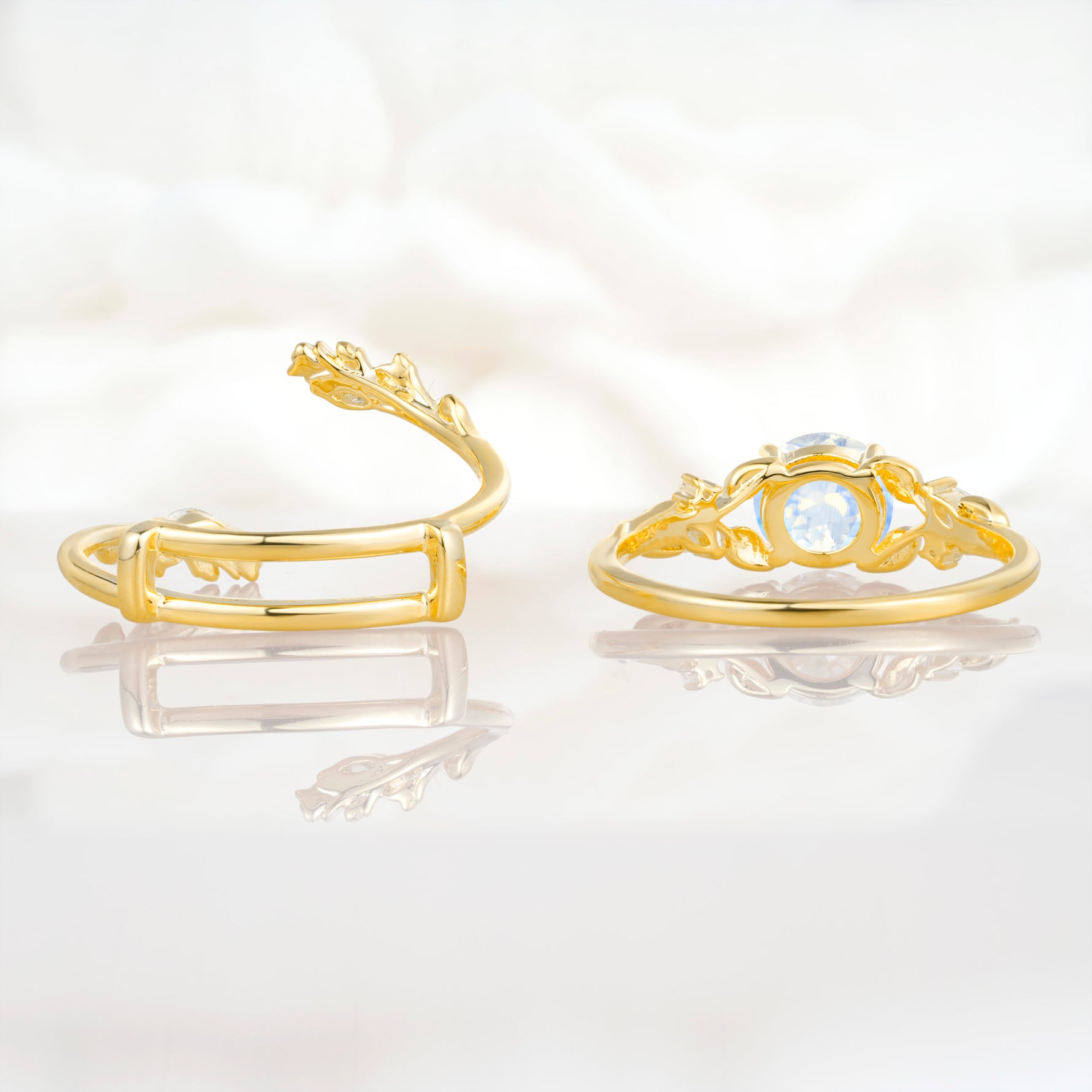 SR17688 Moonstone Ring - Additional view