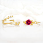 SR17688 Ruby Ring - Additional view