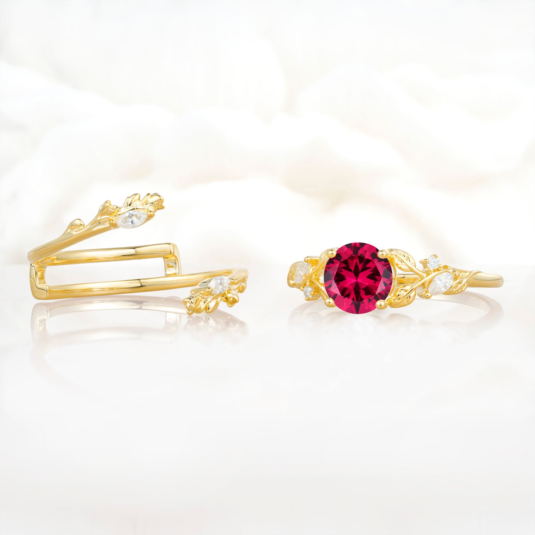 SR17688 Ruby Ring - Additional view