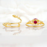 SR17688 Ruby Ring - Additional view