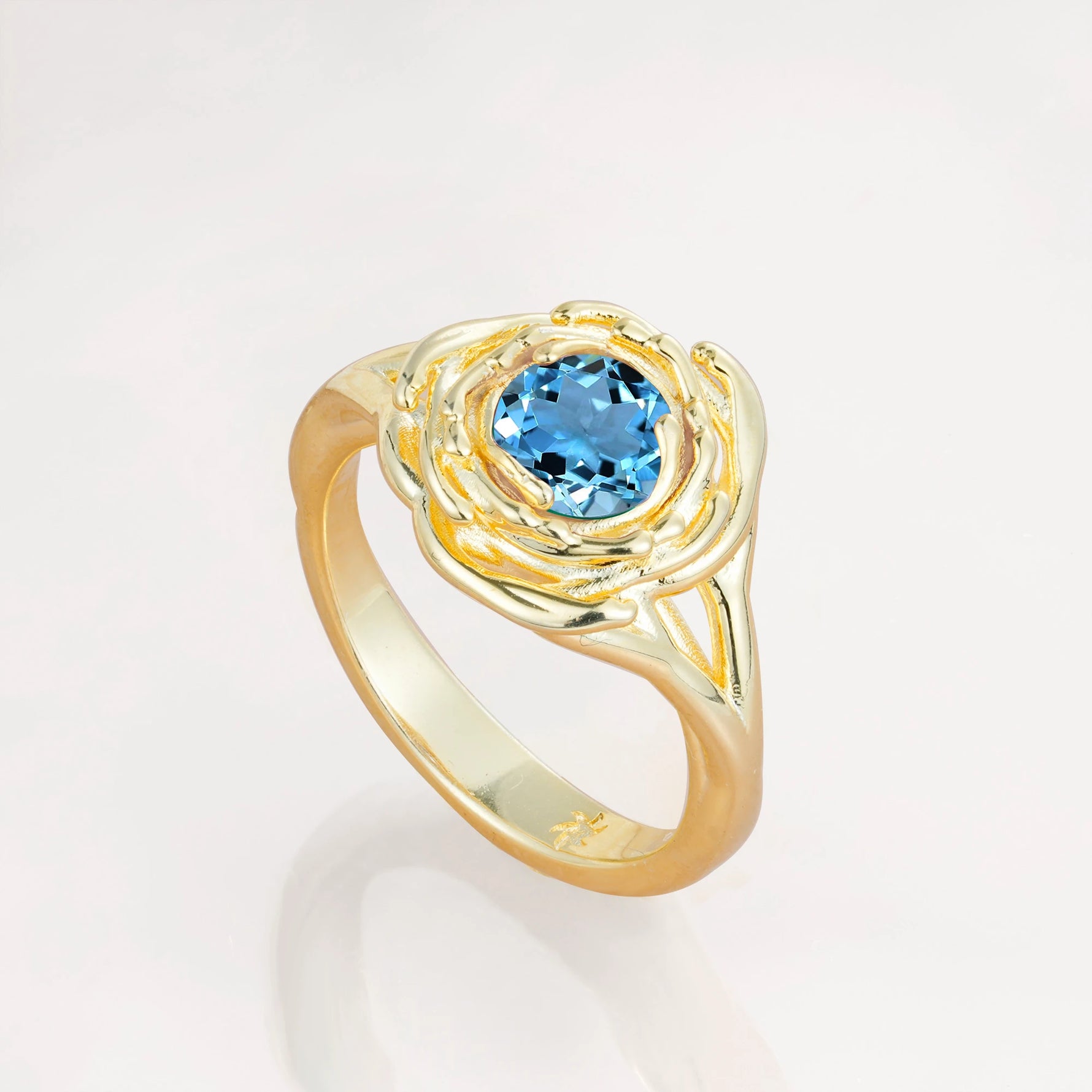SR18515 Aquamarine Ring - Additional view