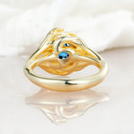 SR18515 Aquamarine Ring - Additional view