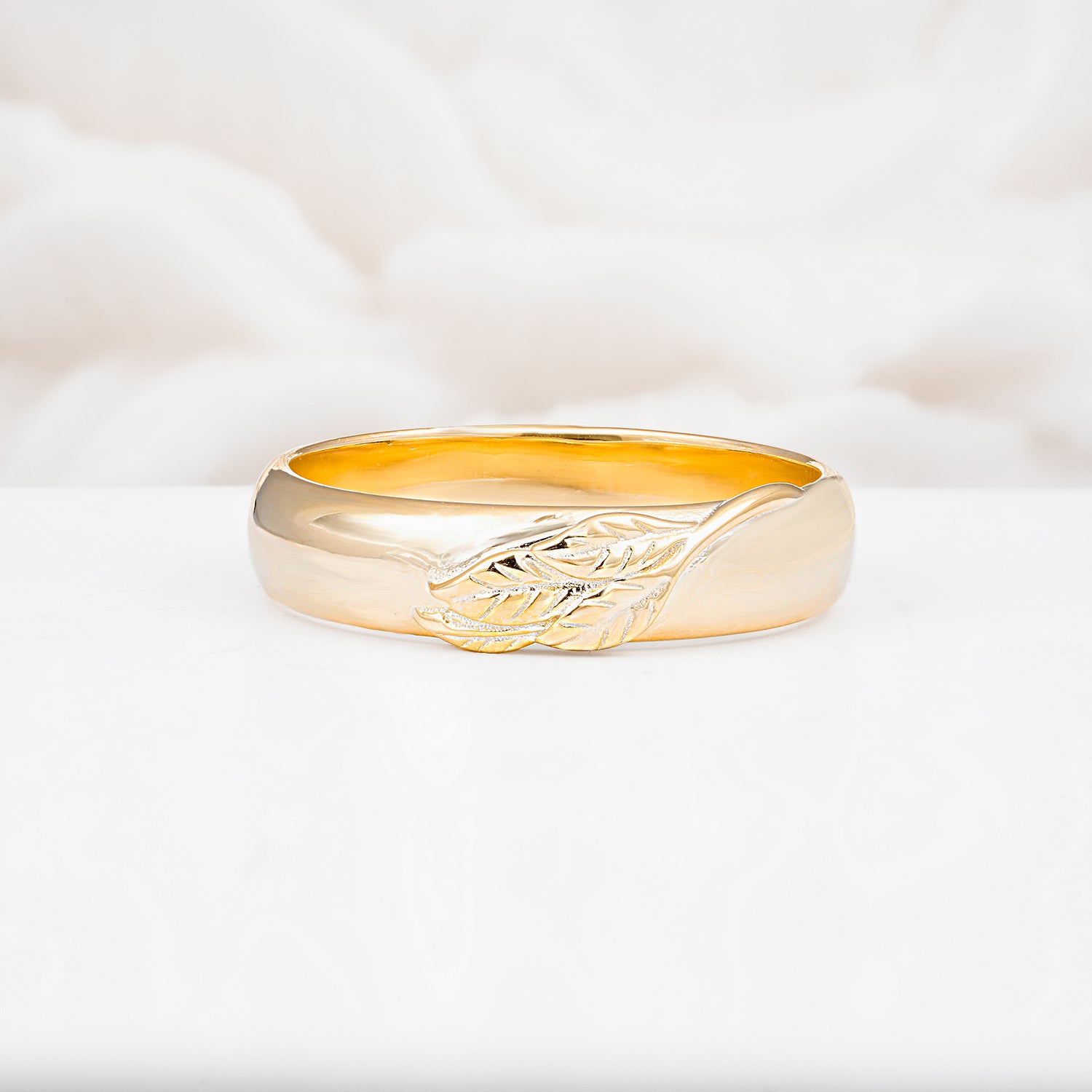 SR18733 Moissanite Ring - Yellow-Gold