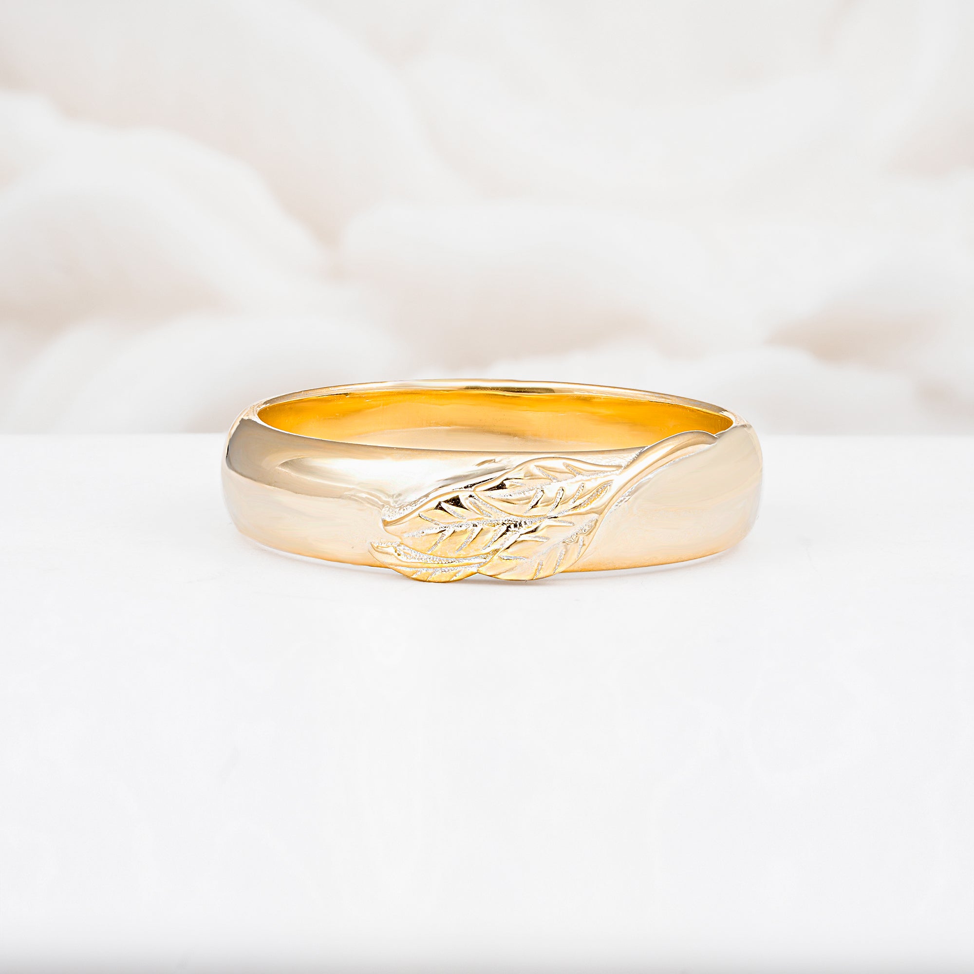SR18733 Moissanite Ring - Yellow-Gold
