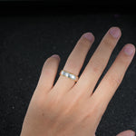 Classic Wide Men’s Wedding Band with Raised Edge Detail - Additional view