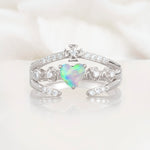 SR18960 Fire Opal Ring - Additional view