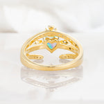 SR18960 Fire Opal Ring - Additional view